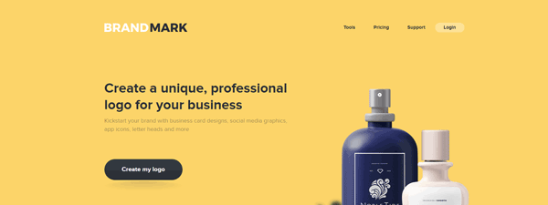 use brandmark to generate logos