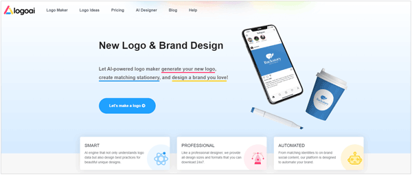 generate logos with logoai