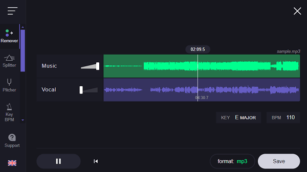 vocalremover remover tool
