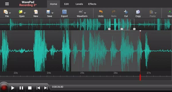 wavepad for audio edition