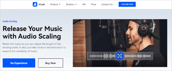 wondershare ailab audio scaling