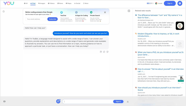 free ai chat bot